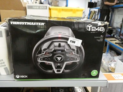 Lot 2166 - Thrustmaster T248 steering wheel for Xbox, boxed