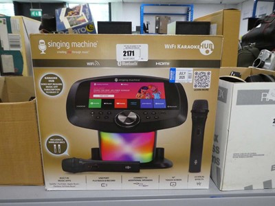 Lot 2171 - Boxed Wi-Fi karaoke hub singing machine