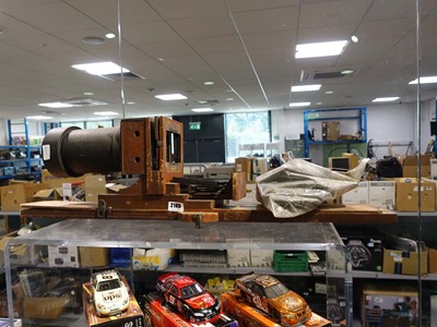 Lot 2109 - A Magic Lantern with slides