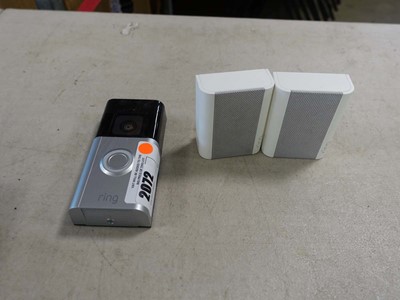 Lot 2072 - Unboxed Ring batter doorbell Plus along with 2...