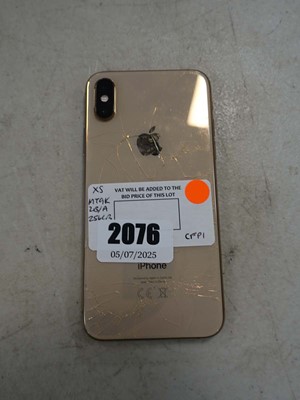 Lot 2076 - Unboxed Apple iPhone XS 256GB model number:...