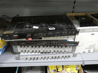 Lot 2188 - 5 switch boxes, a Yamaha TX81ZFM tone...