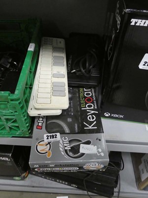 Lot 2192 - Music workstation electronic keyboard, with a...