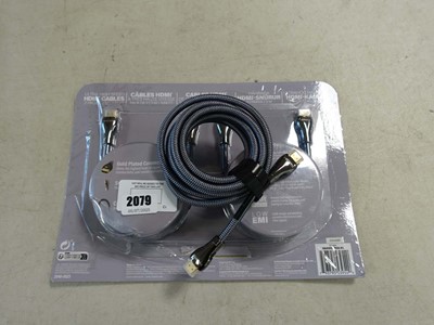Lot 2079 - Selection of 3 Ultra High Speed HDMI cables