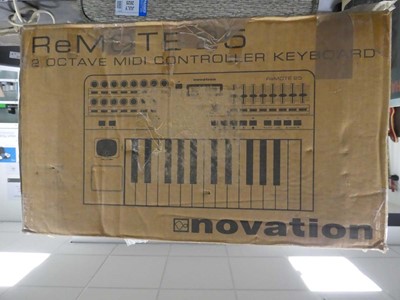 Lot 2216 - Novation Remote 26 8 Octave Midi controller...