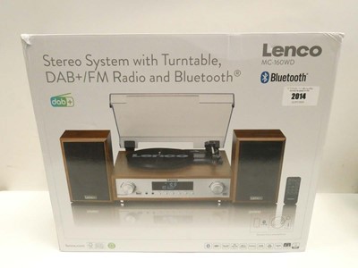 Lot 2014 - Lenco MC-160WD DAB+/FM Radio/Turntable stereo...