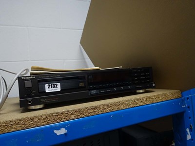 Lot 2132 - A Technics compact disc player Model number...