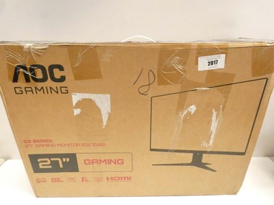 Lot 2017 - AOC G2 Series 27" monitor, boxed