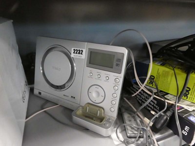 Lot 2232 - Teac Micro Hi-Fi System including two speakers...
