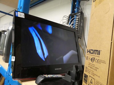 Lot 2259 - Samsung 22 inch TV, model LE22B450C4W, with...