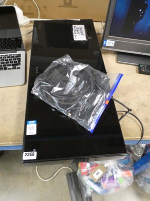 Lot 2266 - Sony home theatre soundbar with leads and...