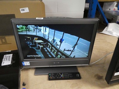 Lot 2267 - Sony 20 inch TV model KDL20S3020, with stand...