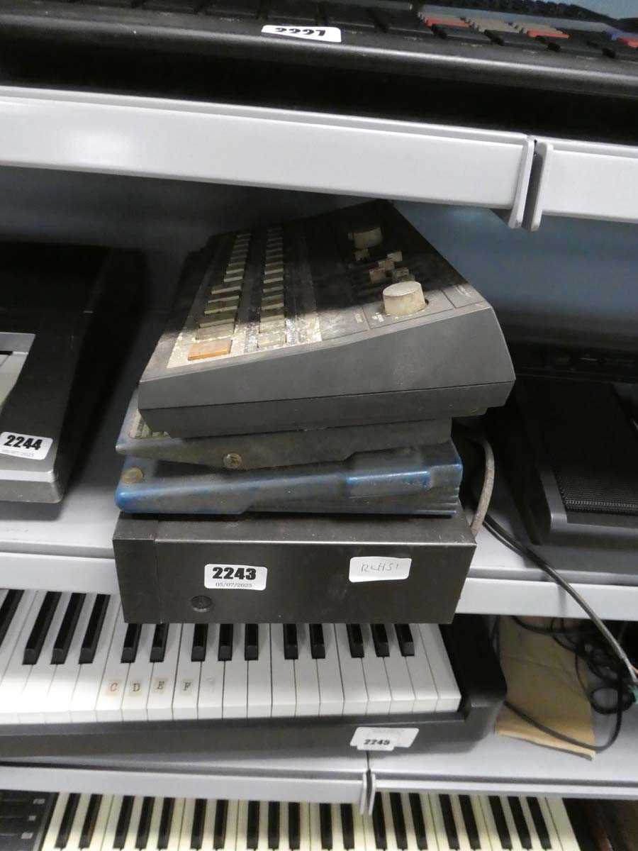 Lot 2243 - Selection of audio equipment, Korg KPR 77...