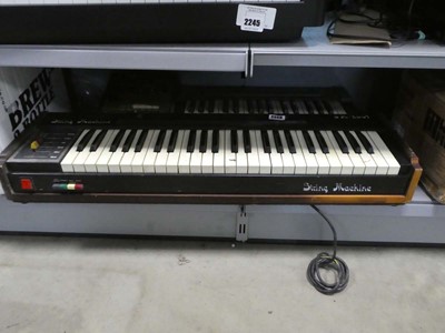 Lot 2255 - SM2007 String machine keyboard along with Korg...