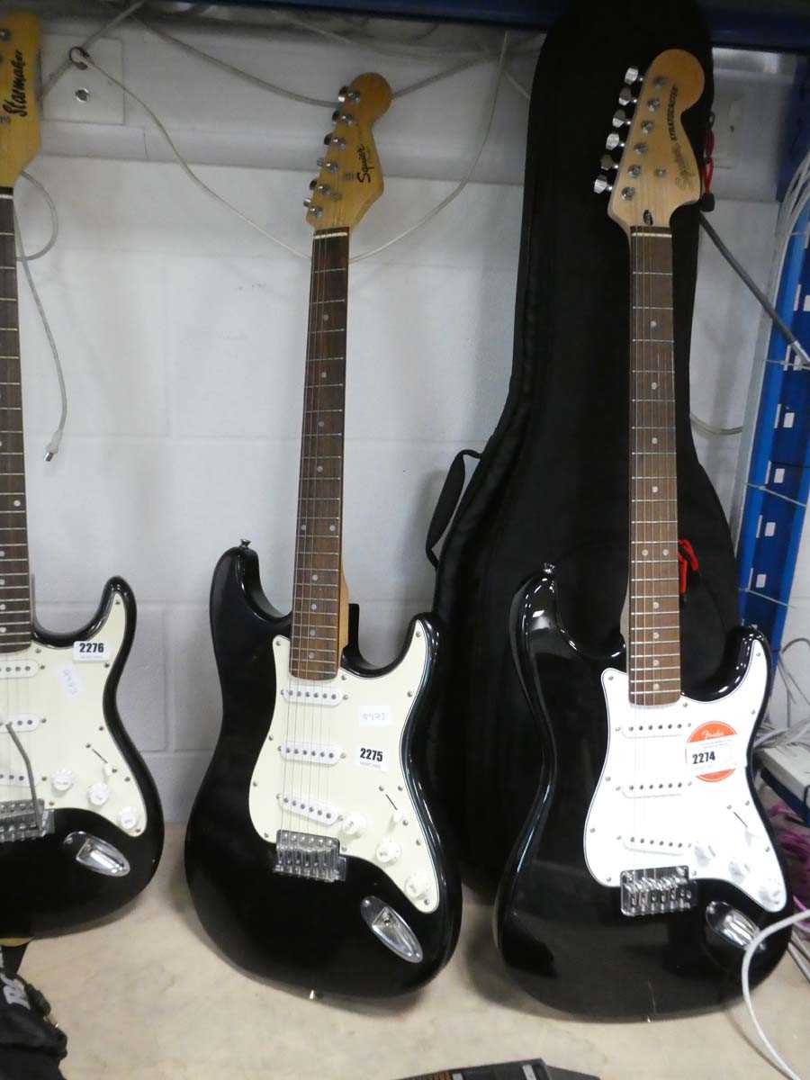 Lot 2275 - Fender Squire Strat 6 string electric guitar...