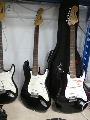 Lot 2275 - Fender Squire Strat 6 string electric guitar...
