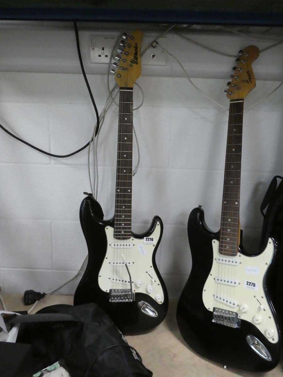 Lot 2276 - Starmaker 6 string electric guitar in black...
