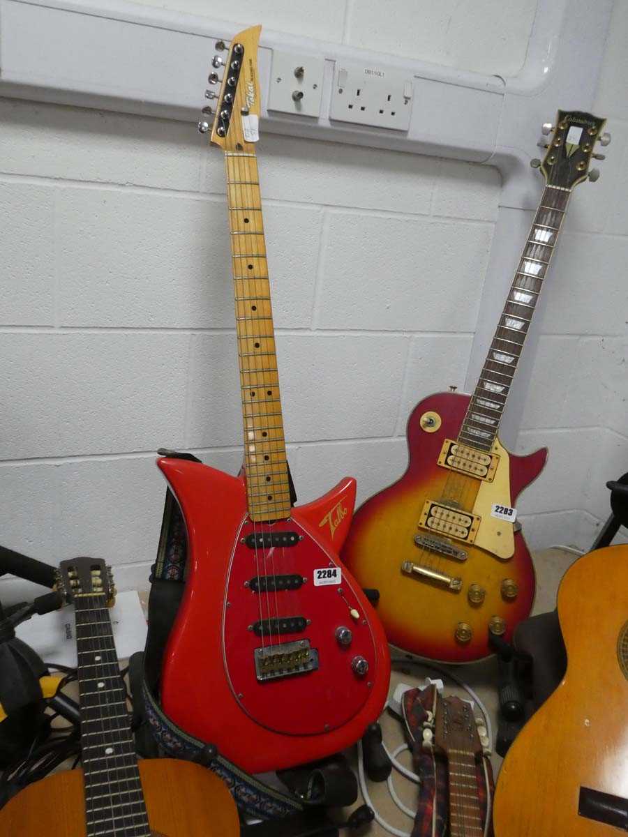 Lot 2284 - Tokia Tolbo Blazing Fire 6 string electric...
