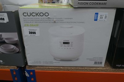 Lot 3096 - Multi functional rice cooker and warmer