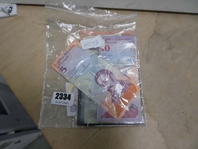 Lot 2334 - Selection of foreign banknotes