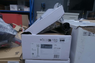 Lot 3140 - Handheld Dyson V8 advanced with pole, head,...