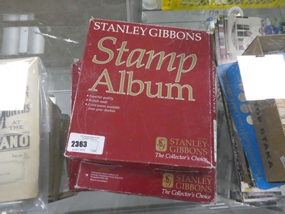 Lot 2363 - Selection of Stanley Gibbons stamp albums