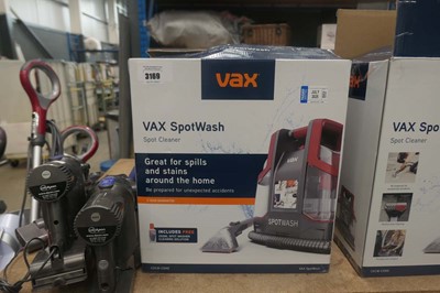 Lot 3169 - Vax spot wash spot cleaner
