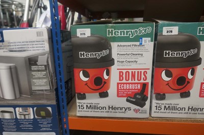 Lot 3175 - Henry micro vacuum cleaner with box
