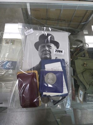 Lot 2384 - Bag containing various coin collections