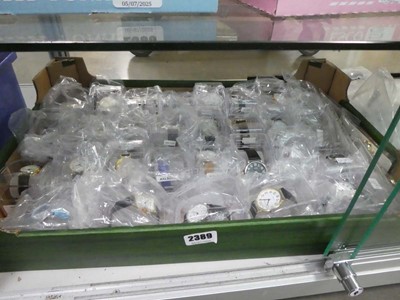 Lot 2389 - Box containing various watches
