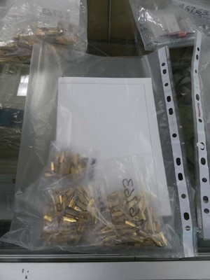 Lot 2392 - Selection of fountain pen nibs, dual gilt and...