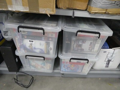 Lot 2526 - 4 boxes of DVDs along with DVD player