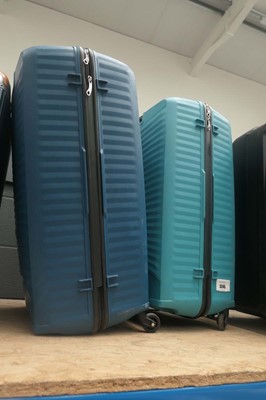 Lot 3245 - 2 large hard shell American Tourister suitcases