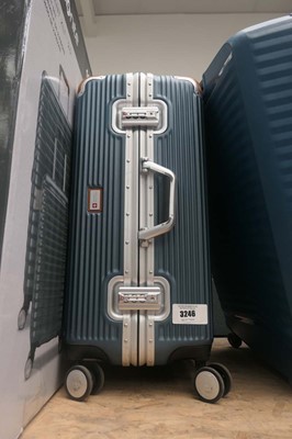 Lot 3246 - Hard shell Swiss Military suitcase
