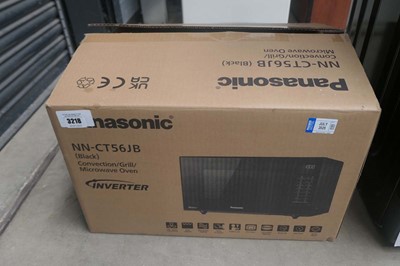 Lot 3218 - Panasonic convection grill microwave inverter...