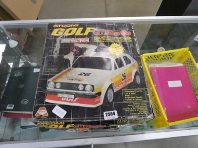Lot 2504 - Asami radio controlled Atcomi Golf GTI turbo,...