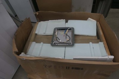 Lot 3232 - Large glass hood extractor fan