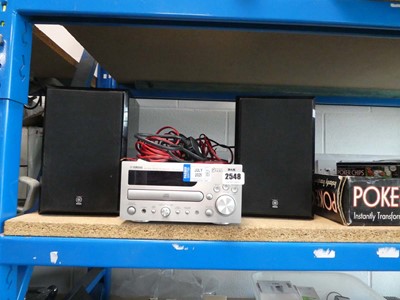 Lot 2548 - Yamaha Natural sound CD receiver CRX M170 with...