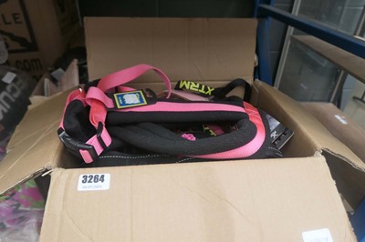 Lot 3264 - Box of various dog harnesses
