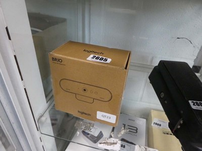 Lot 2605 - Logitech Brio ultra HD web cam