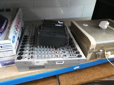 Lot 2556 - Behringer Eurorack UB2222FX pro mixing desk...