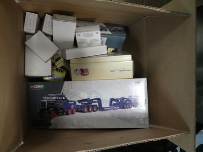 Lot 2621 - Box containing Corgi die cast vehicles