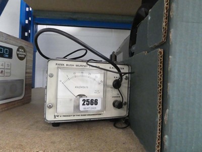 Lot 2566 - Rank bush murphy EHT meter