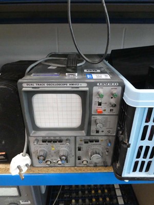Lot 2575 - Hamet HM412 dual trace oscilloscope