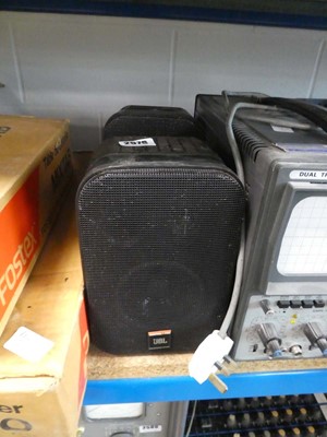 Lot 2576 - 2 JBL control 1 pro speakers