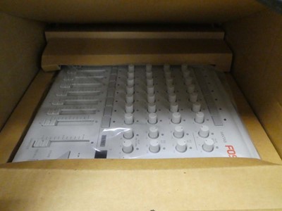 Lot 2577 - Fostex DCM100 midi mixer, with a Fostex mix...