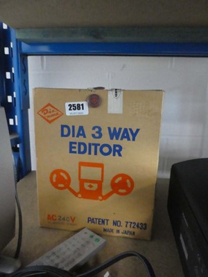 Lot 2581 - Dia 3 way editor