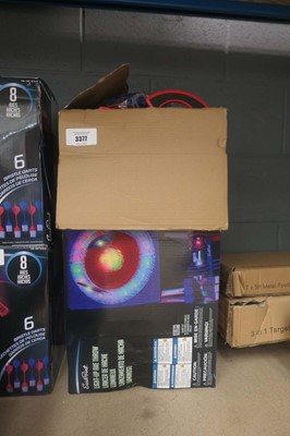 Lot 3377 - Light up axe throwing board