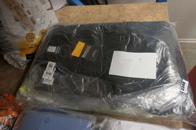 Lot 3340 - (9) Professional waterproof trousers, hi-vis...