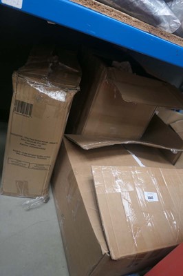Lot 3342 - 2 boxes of white workwear coats, jackets